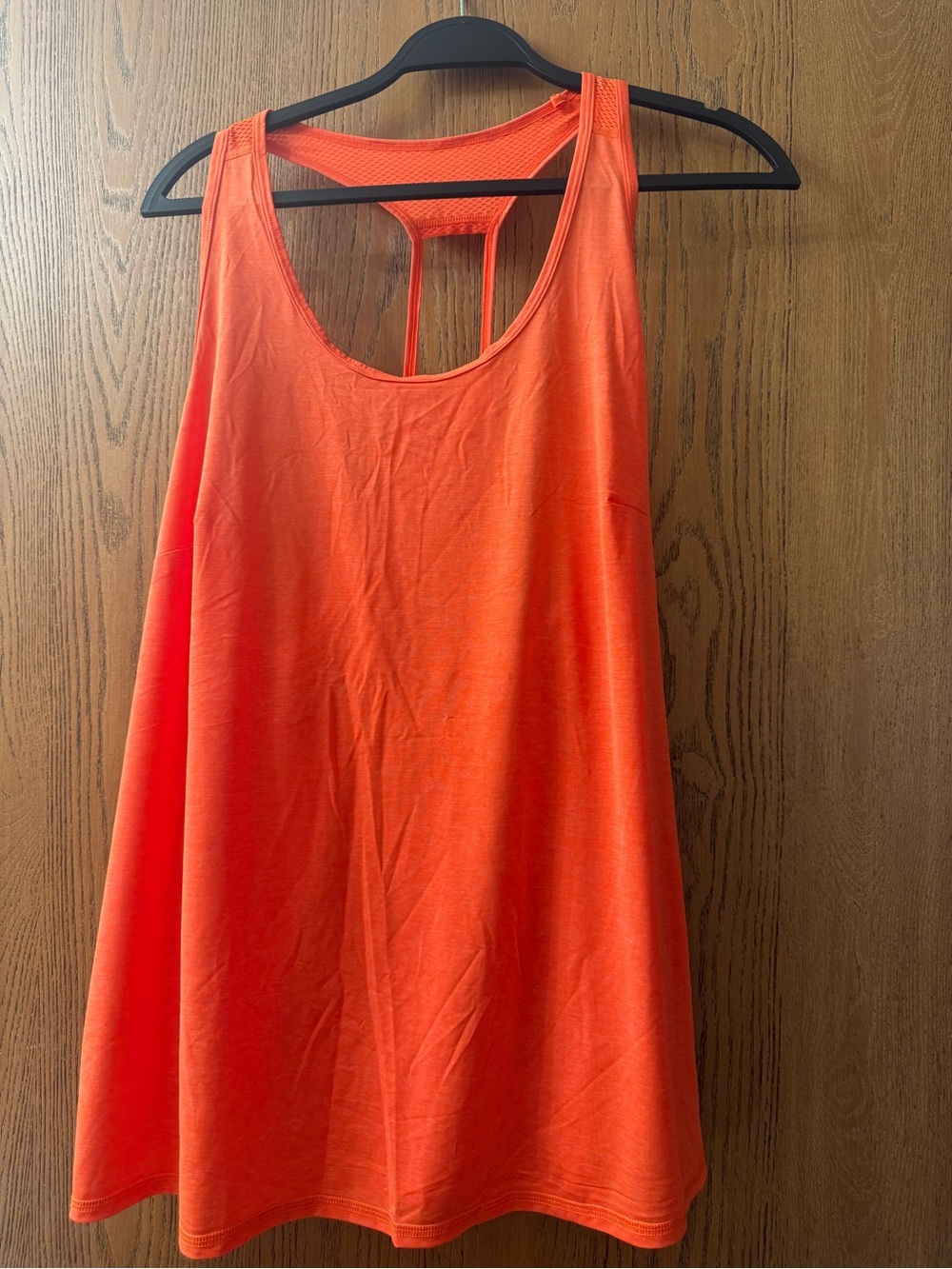 Bright Orange Racerback Tank Top